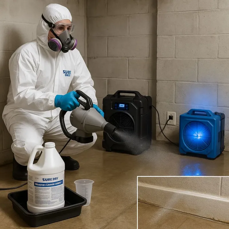 Sanitization and Odor Removal process in Miramar, FL
